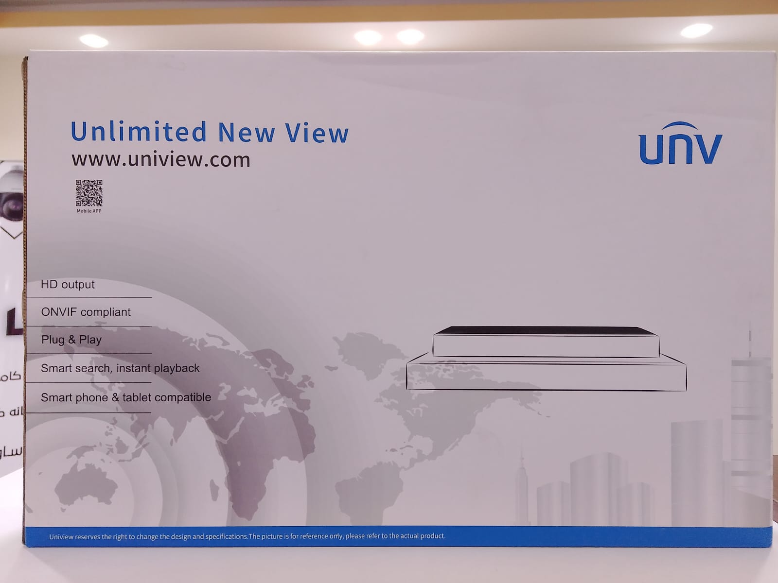 nvrجهاز تسجيل ان فى ار يونى فيو 8 مخرج