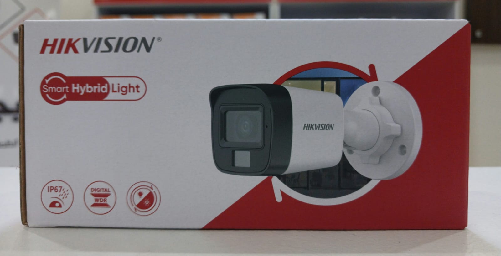 كاميرا هيك فيجن HIKVISION خارجية 3K (5MP) Hybrid | ميكروفون مدمج | رؤية ليلية ذكية | مقاومة للمياه